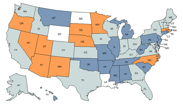 State Map for Interpreters & Translators at My Next Move