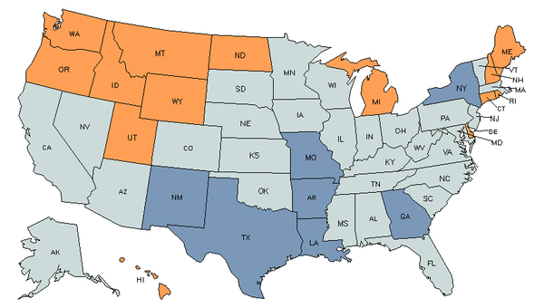 State Map for Dental Hygienists at My Next Move