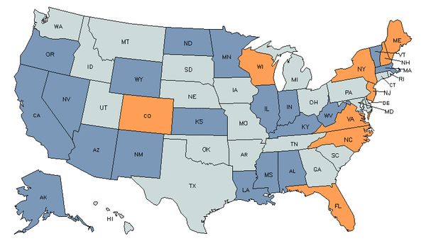 State Map for First-Line Supervisors of Non-Retail Sales Workers at My ...