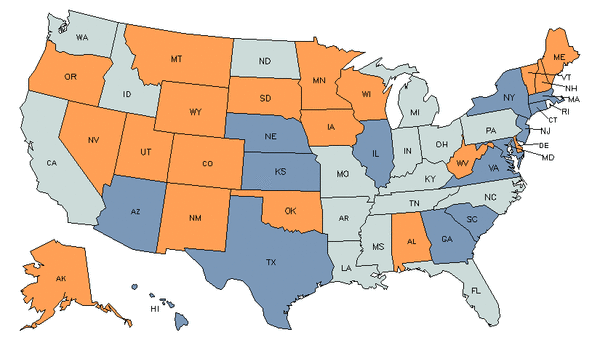 State Map for Motorcycle Mechanics at My Next Move