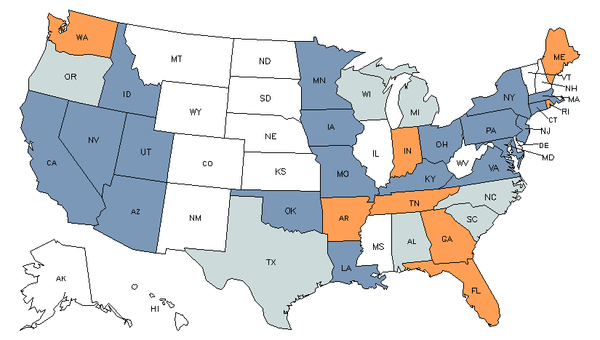 State Map for Fiberglass Laminators & Fabricators at My Next Move