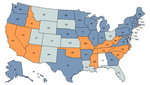 State Map for Cooks, Fast Food at My Next Move for Veterans