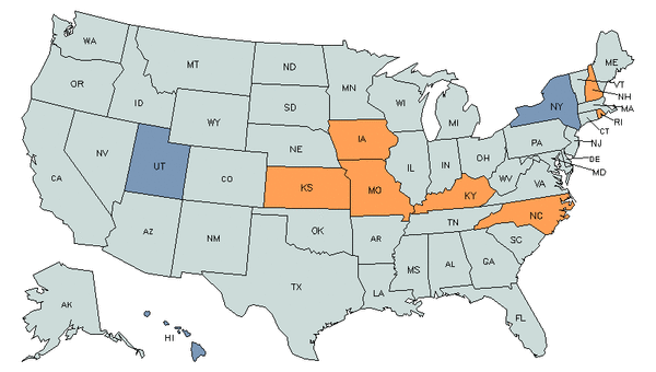 State Map for Animal Caretakers at My Next Move for Veterans