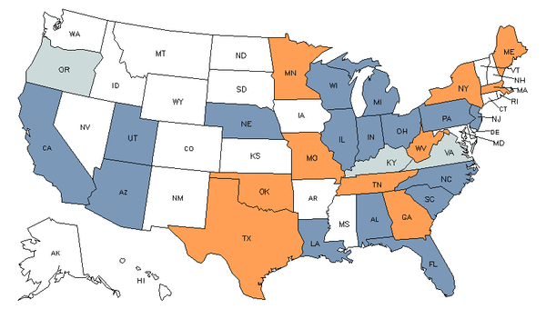 State Map for Desktop Publishers at My Next Move for Veterans