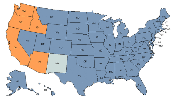 State Map for Farmworkers & Laborers, Crop, Nursery, & Greenhouse at My ...