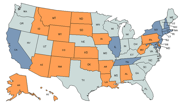 State Map for Operating Engineers & Other Construction Equipment ...