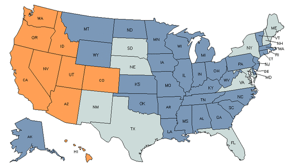 State Map For Drywall Ceiling Tile Installers At My Next