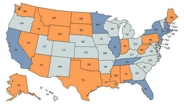 State Map for Mobile Heavy Equipment Mechanics at My Next Move for Veterans