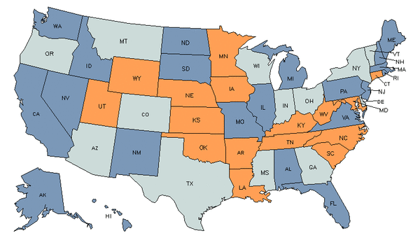 State Map for Maintenance Workers, Machinery at My Next Move for Veterans