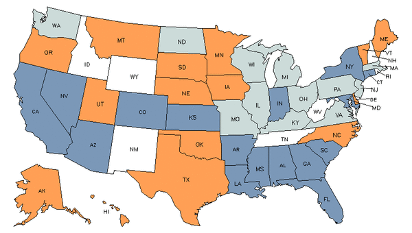 State Map for Food & Tobacco Roasting, Baking, & Drying Machine ...