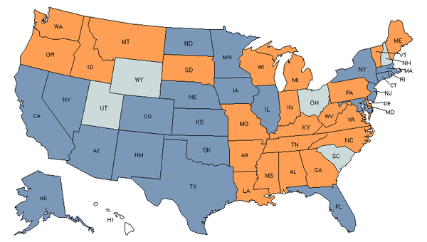 State Map for Sawing Machine Setters, Operators, & Tenders, Wood at My ...