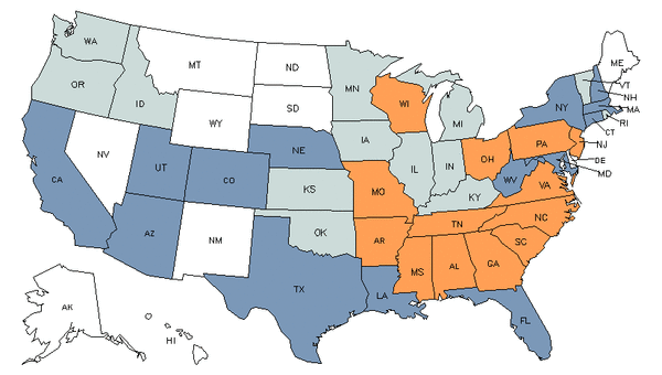 State Map for Paper Goods Machine Setters, Operators, & Tenders at My ...